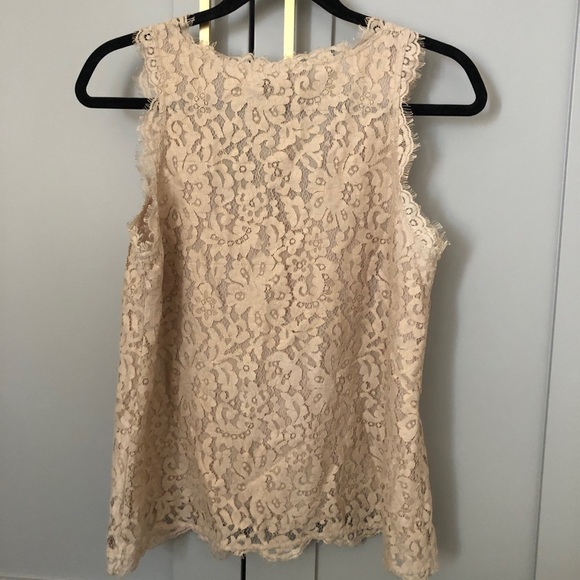 Joie lace tank in beige small - Picture 2 of 5